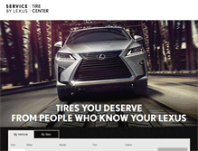 Tablet Screenshot of lexustirecenter.com